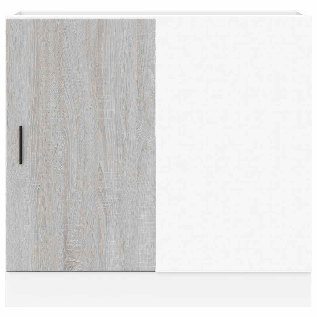 Kitchen Base Cabinet Lyon Grey Sonoma Engineered Wood
