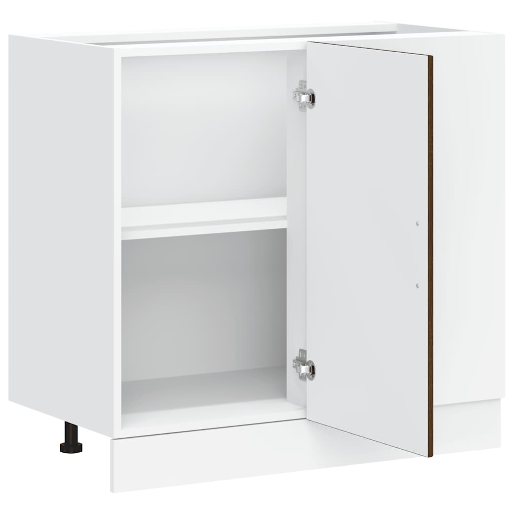 Kitchen Base Cabinet Lyon Brown Oak Engineered Wood