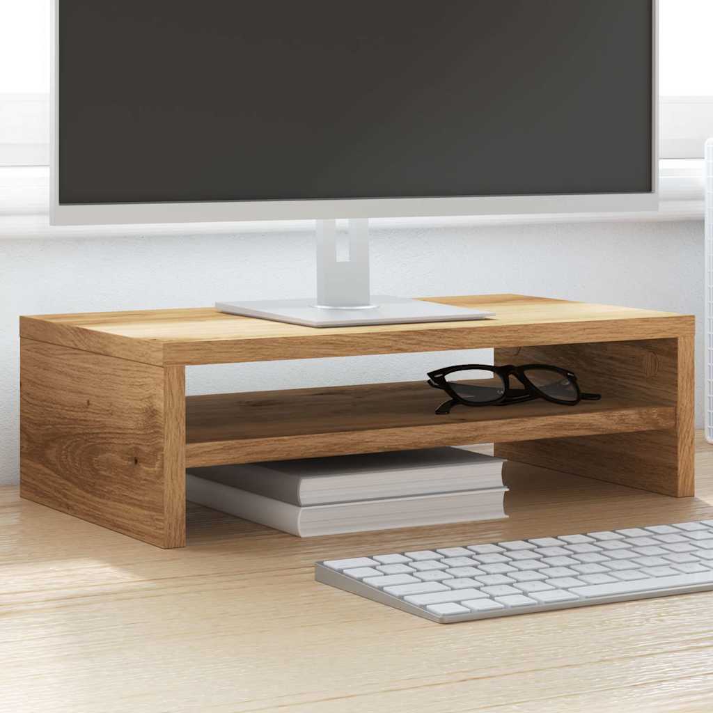 Monitor Stand Artisan Oak 42x24x13 cm Engineered Wood