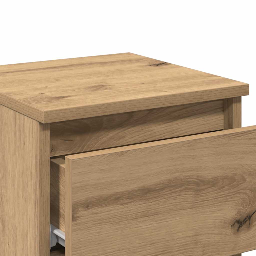 Bedside Cabinet Aritisan Oak 30x30x40 cm Engineered Wood