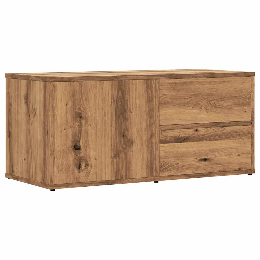 TV Cabinet Artisan Oak 80x34x35.5 cm Engineered Wood