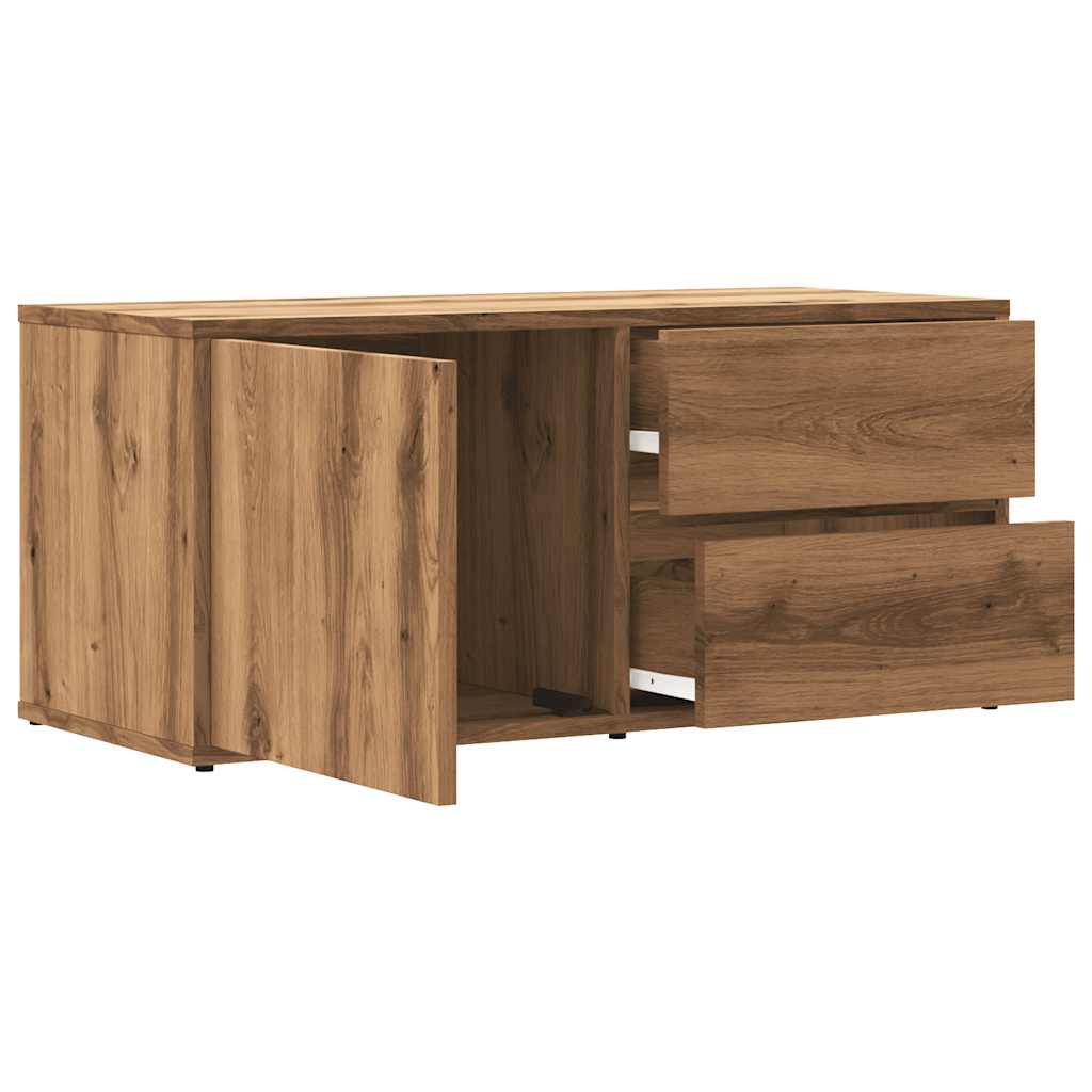 TV Cabinet Artisan Oak 80x34x35.5 cm Engineered Wood