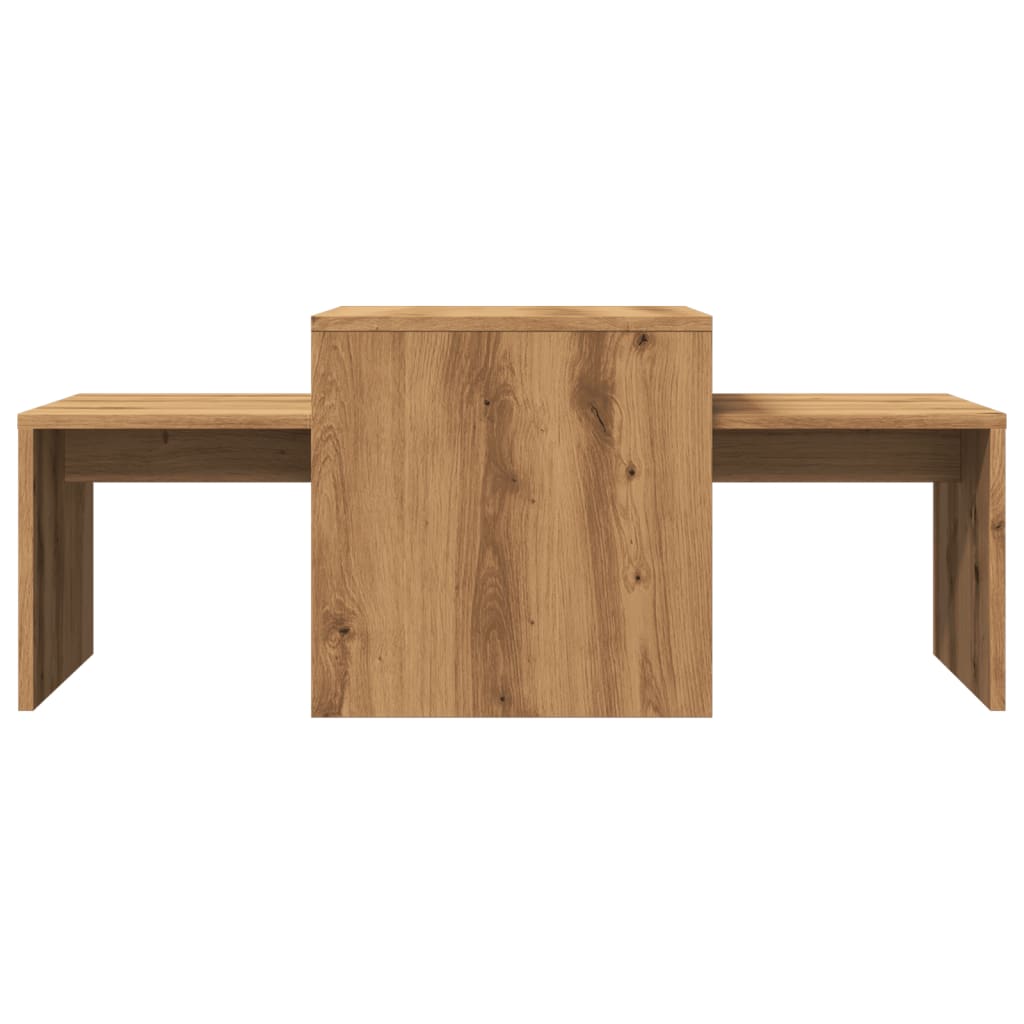 Coffee Table Artisan Oak 100x48x40 cm Engineered Wood