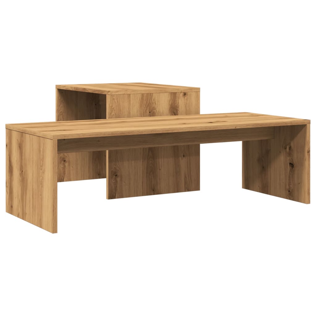 Coffee Table Artisan Oak 100x48x40 cm Engineered Wood