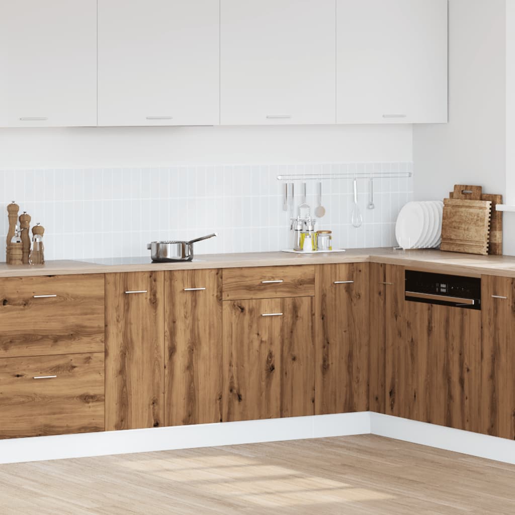 Drawer Bottom Cabinet Lyon Artisan Oak 50x46x81.5 cm Engineered Wood