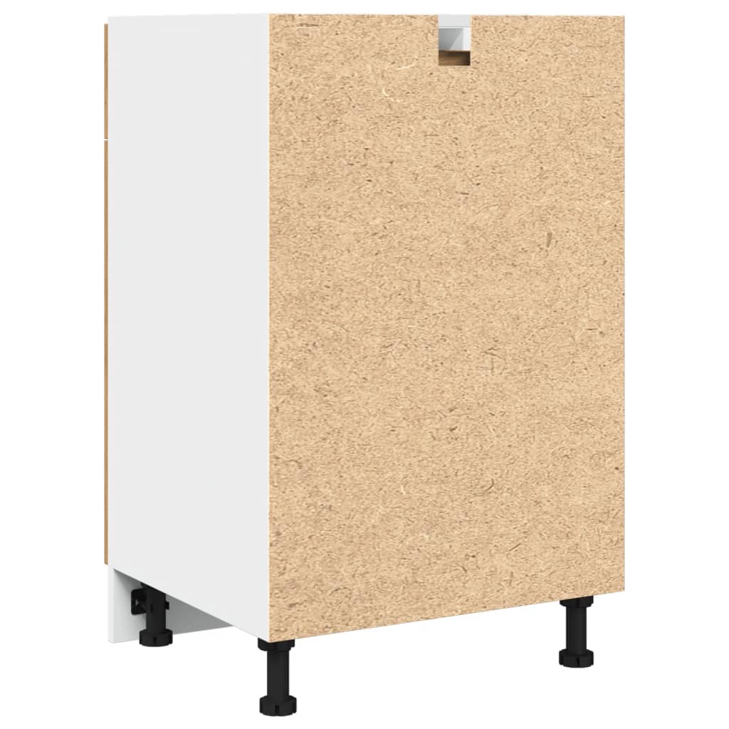 Drawer Bottom Cabinet Lyon Artisan Oak 50x46x81.5 cm Engineered Wood