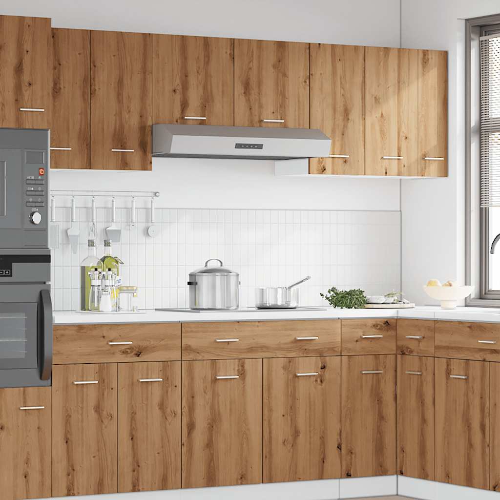 Hanging Cabinet Lyon Artisan Oak 30x31x60 cm Engineered Wood