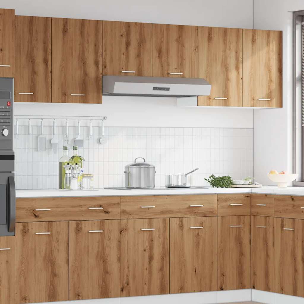 Hanging Cabinet Lyon Artisan Oak 40x31x60 cm Engineered Wood