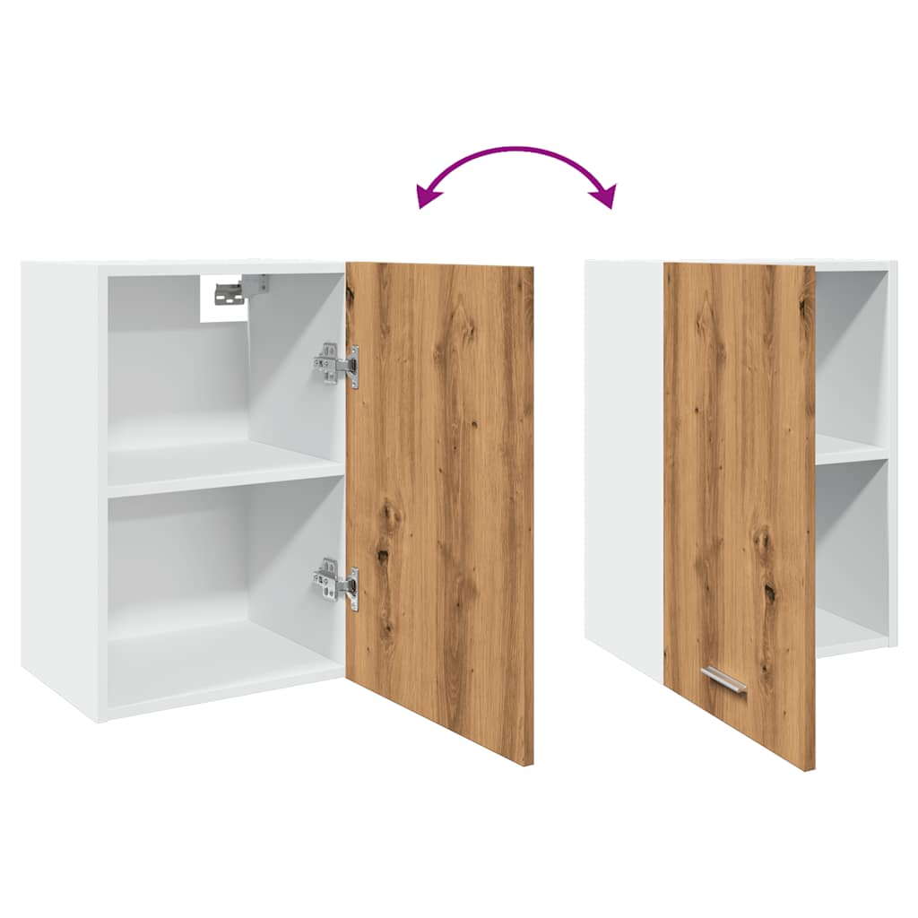 Hanging Cabinet Lyon Artisan Oak 40x31x60 cm Engineered Wood