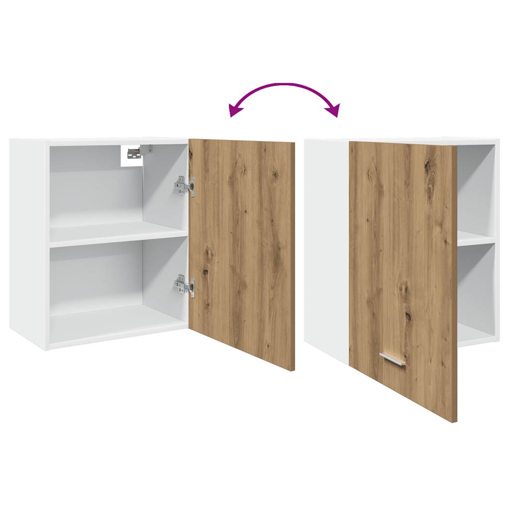 Hanging Cabinet Lyon Artisan Oak 50x31x60 cm Engineered Wood