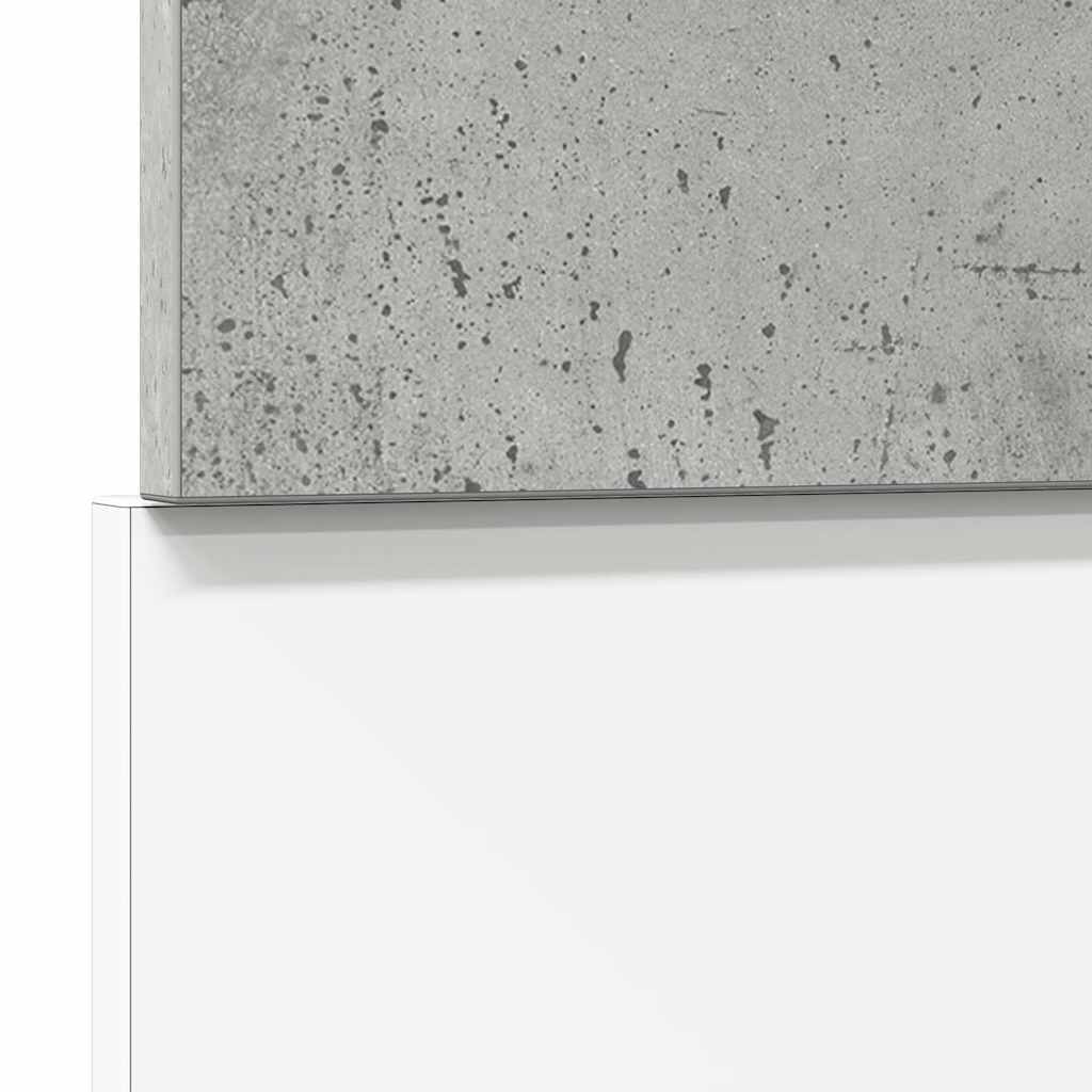 Dishwasher Panel Lyon Concrete Grey 45x3x67 cm