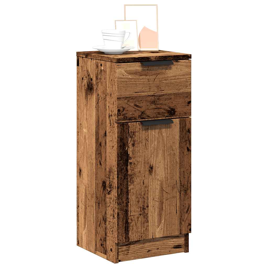 Sideboards 2 pcs Old Wood 30x30x70 cm Engineered Wood
