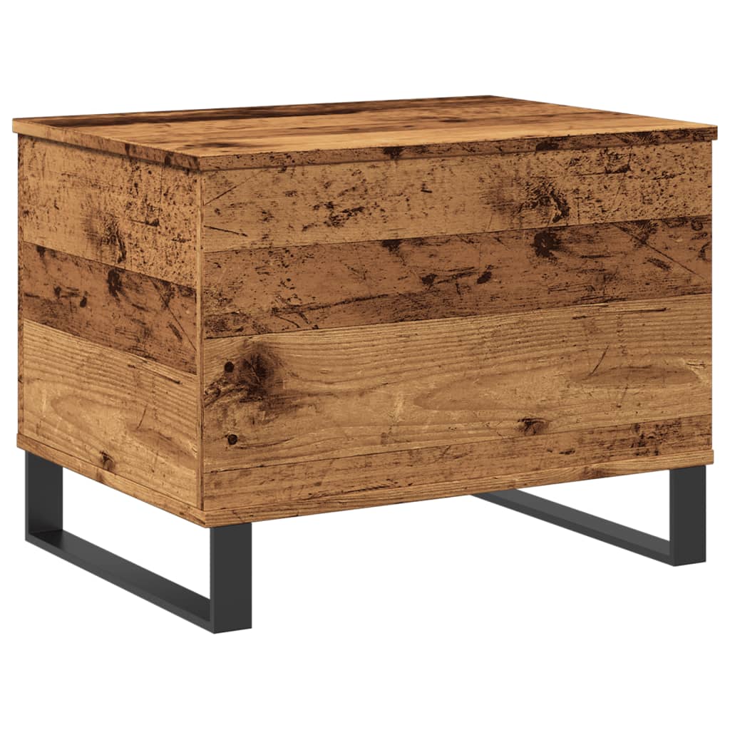Coffee Table Old Wood 60x44.5x45 cm Engineered Wood