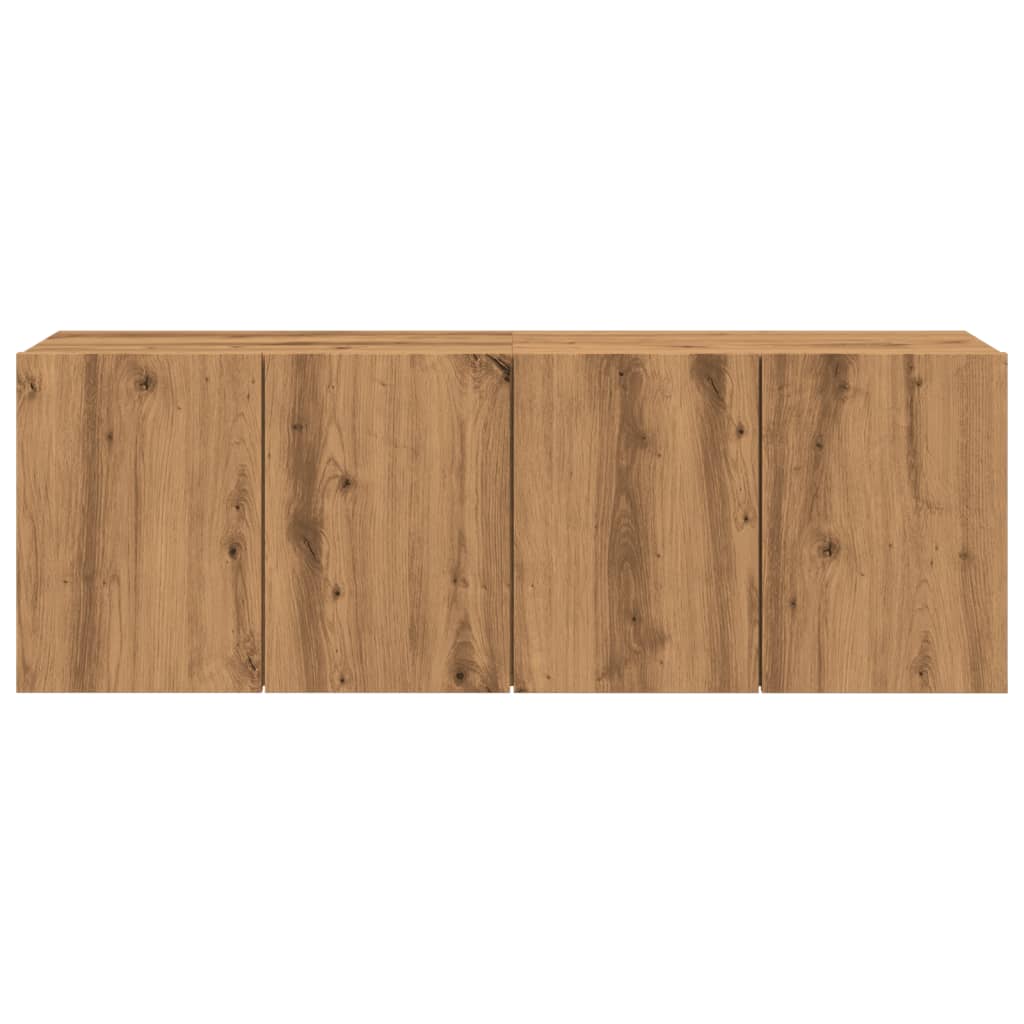 TV Cabinets Wall-mounted 2 pcs Artisian Oak 60x30x41 cm