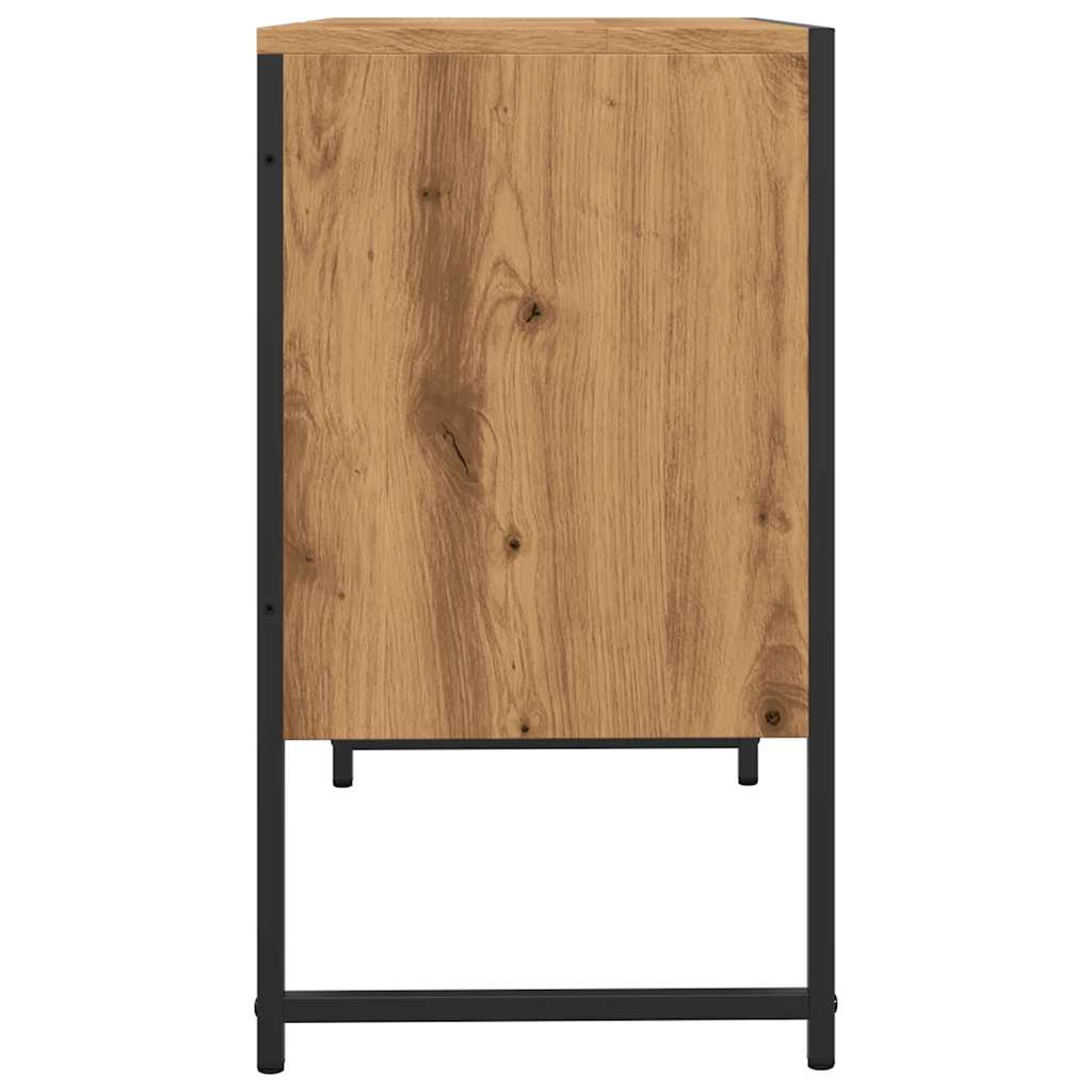 Bathroom Sink Cabinet Artisan Oak 80x33x60 cm Engineered Wood