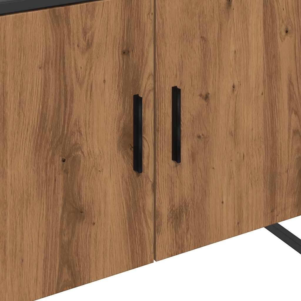 Bathroom Sink Cabinet Artisan Oak 80x33x60 cm Engineered Wood