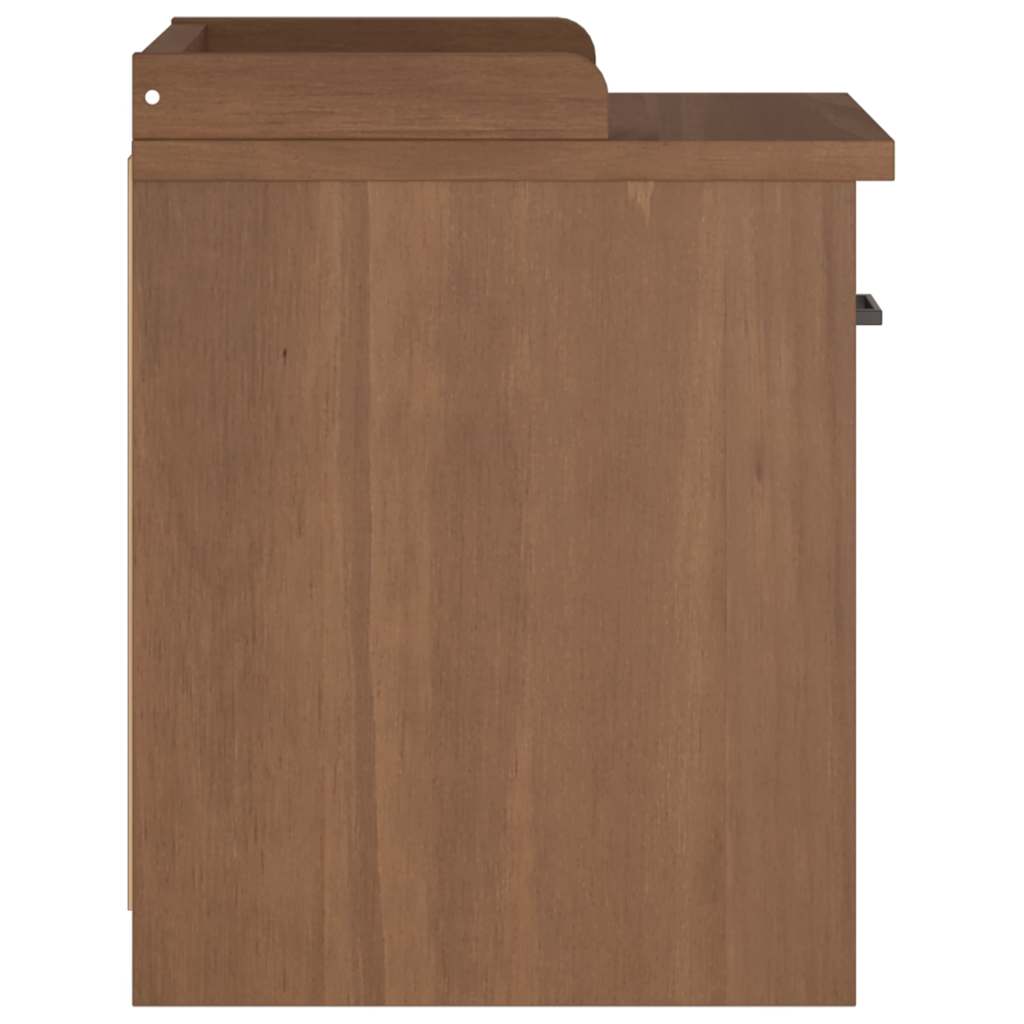 Hallway Bench SANDNES 45x40x50 cm Solid Wood Pine