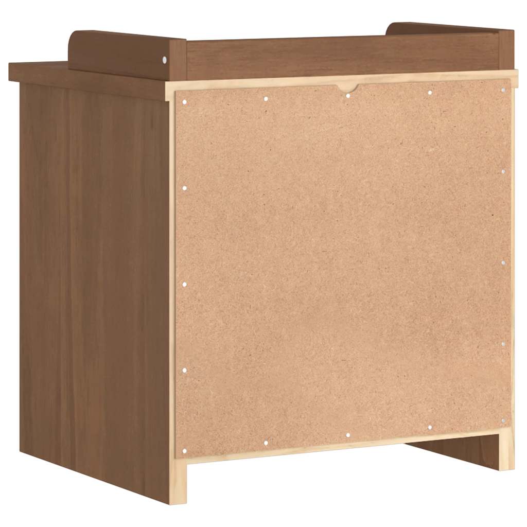 Hallway Bench SANDNES 45x40x50 cm Solid Wood Pine