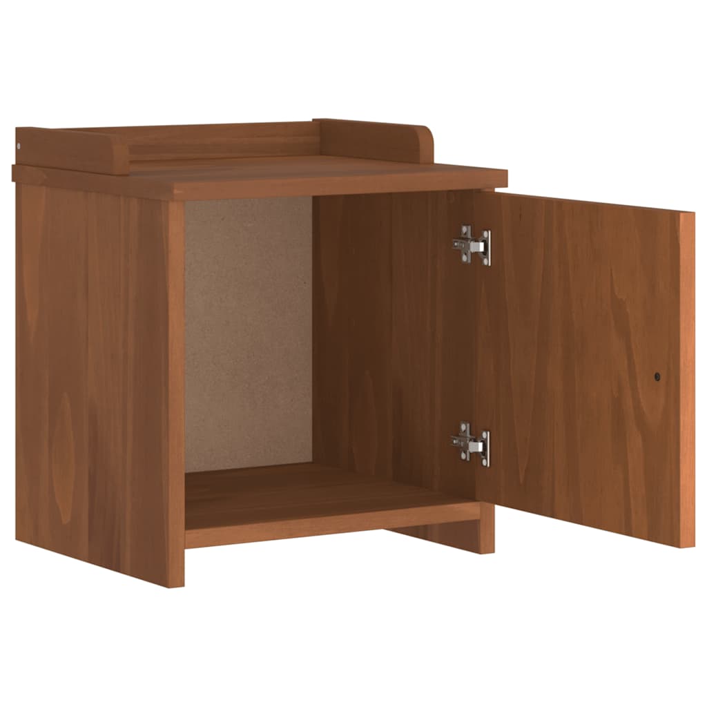 Hallway Bench SANDNES 45x40x50 cm Solid Wood Pine