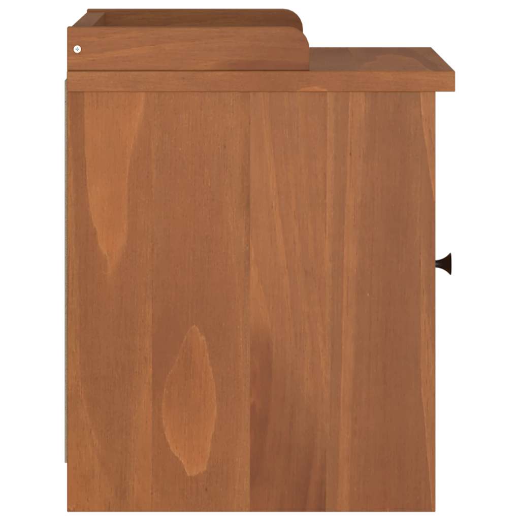 Hallway Bench SANDNES 45x40x50 cm Solid Wood Pine