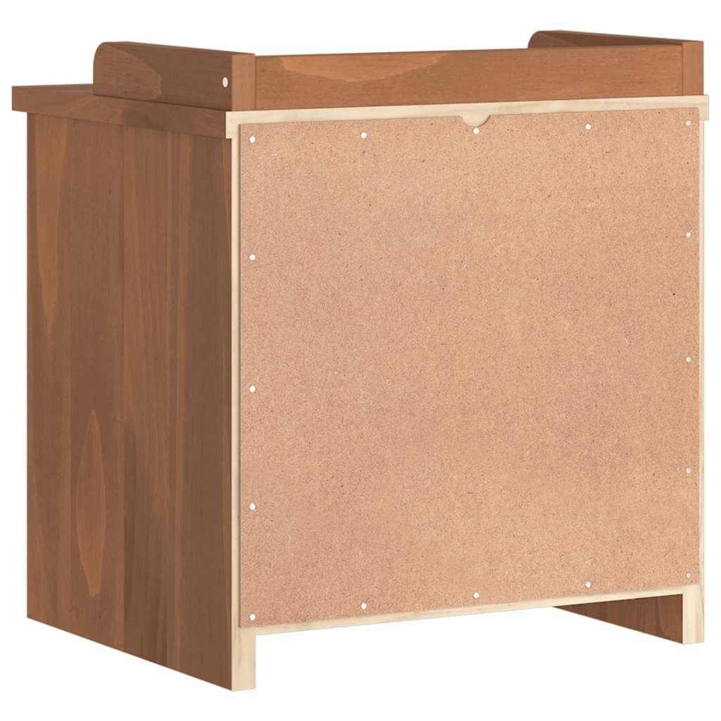 Hallway Bench SANDNES 45x40x50 cm Solid Wood Pine