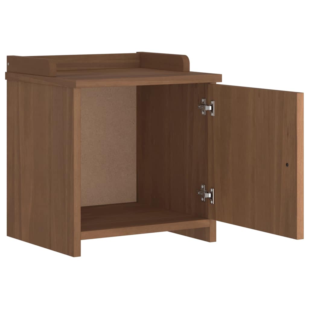 Hallway Bench SANDNES 45x40x50 cm Solid Wood Pine