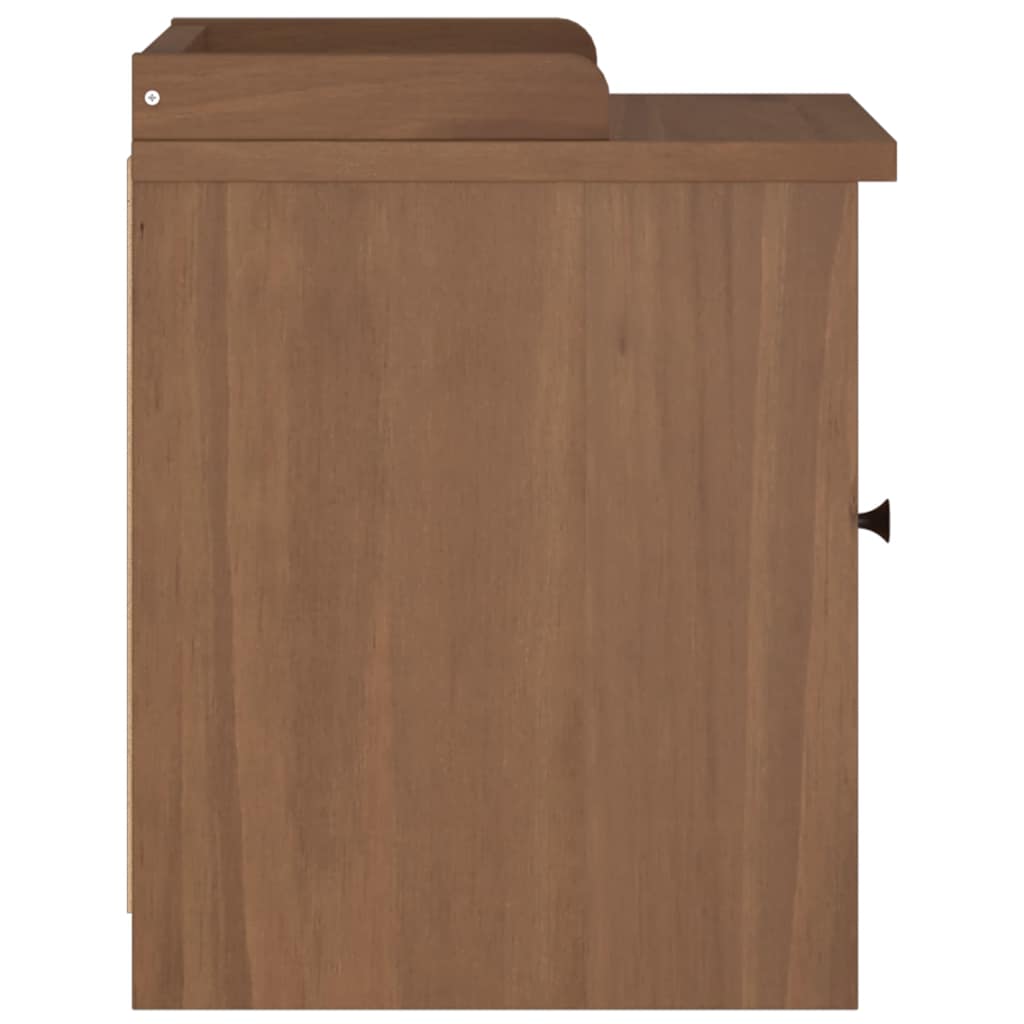 Hallway Bench SANDNES 45x40x50 cm Solid Wood Pine