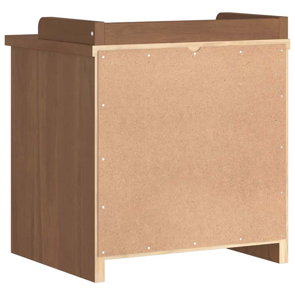 Hallway Bench SANDNES 45x40x50 cm Solid Wood Pine