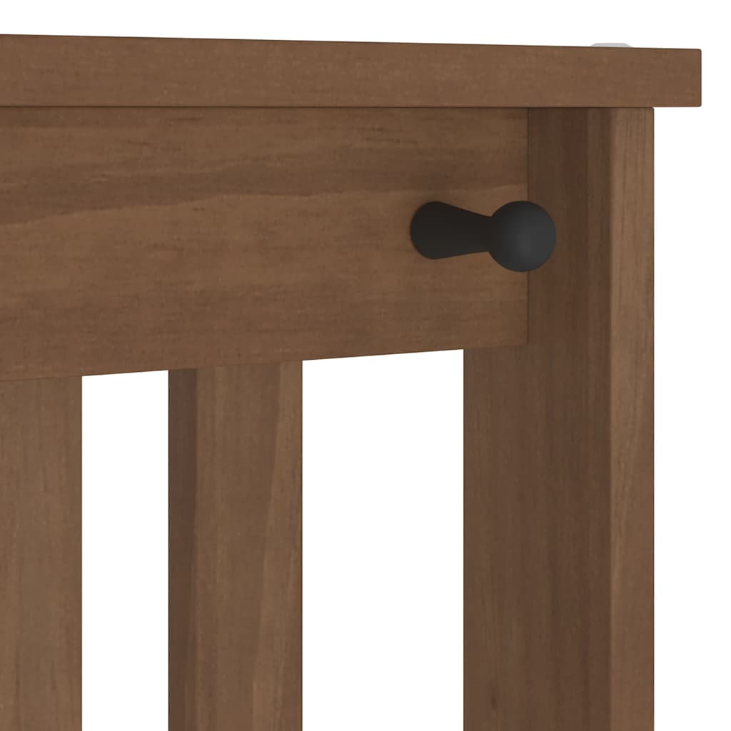 Hall Tree SANDNES 45x40x159.5 cm Solid Wood Pine