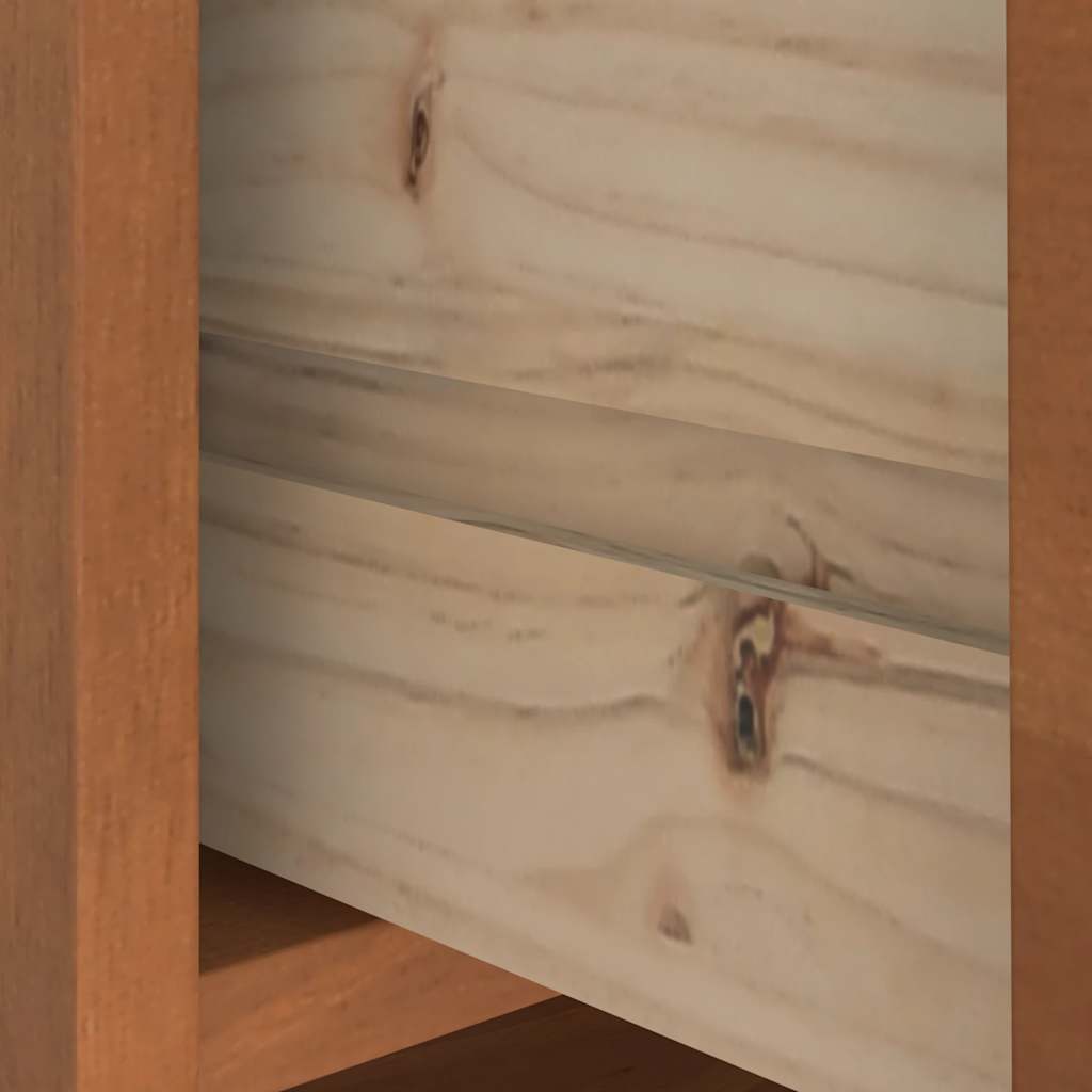 Hall Tree SANDNES 45x40x159.5 cm Solid Wood Pine