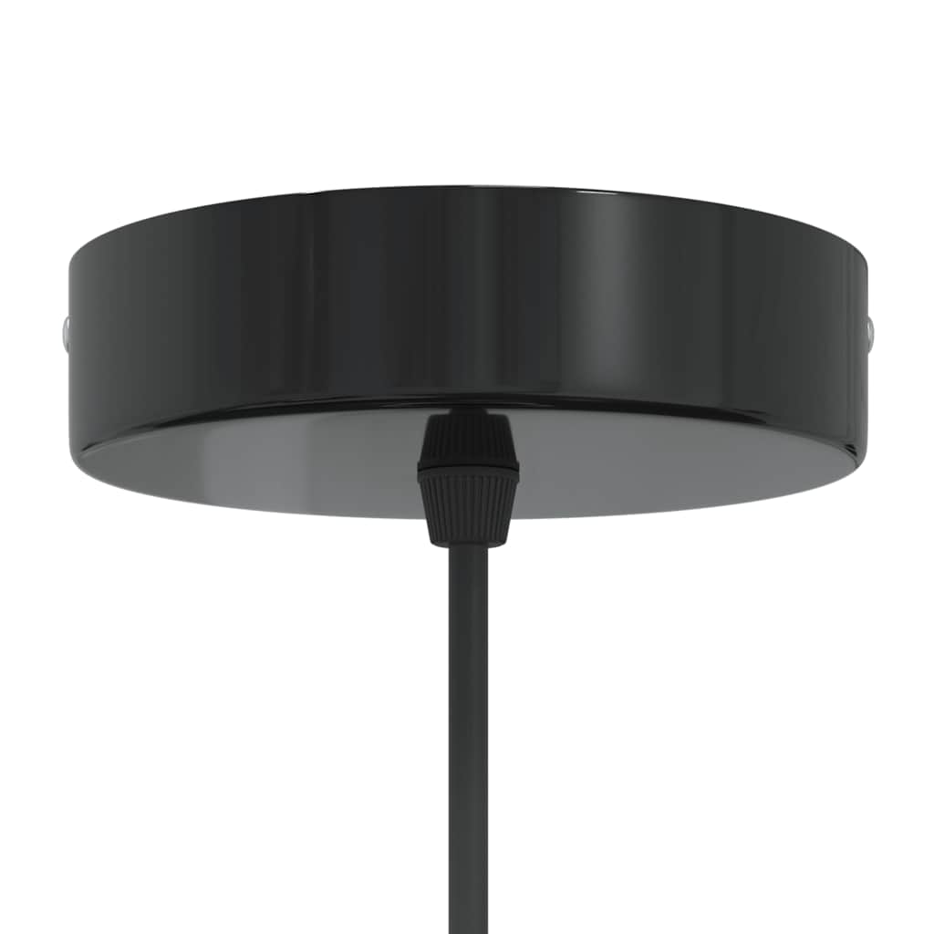 Pendant Lamps 2 pcs Height Adjustable E27 Black Ø 30 cm Metal