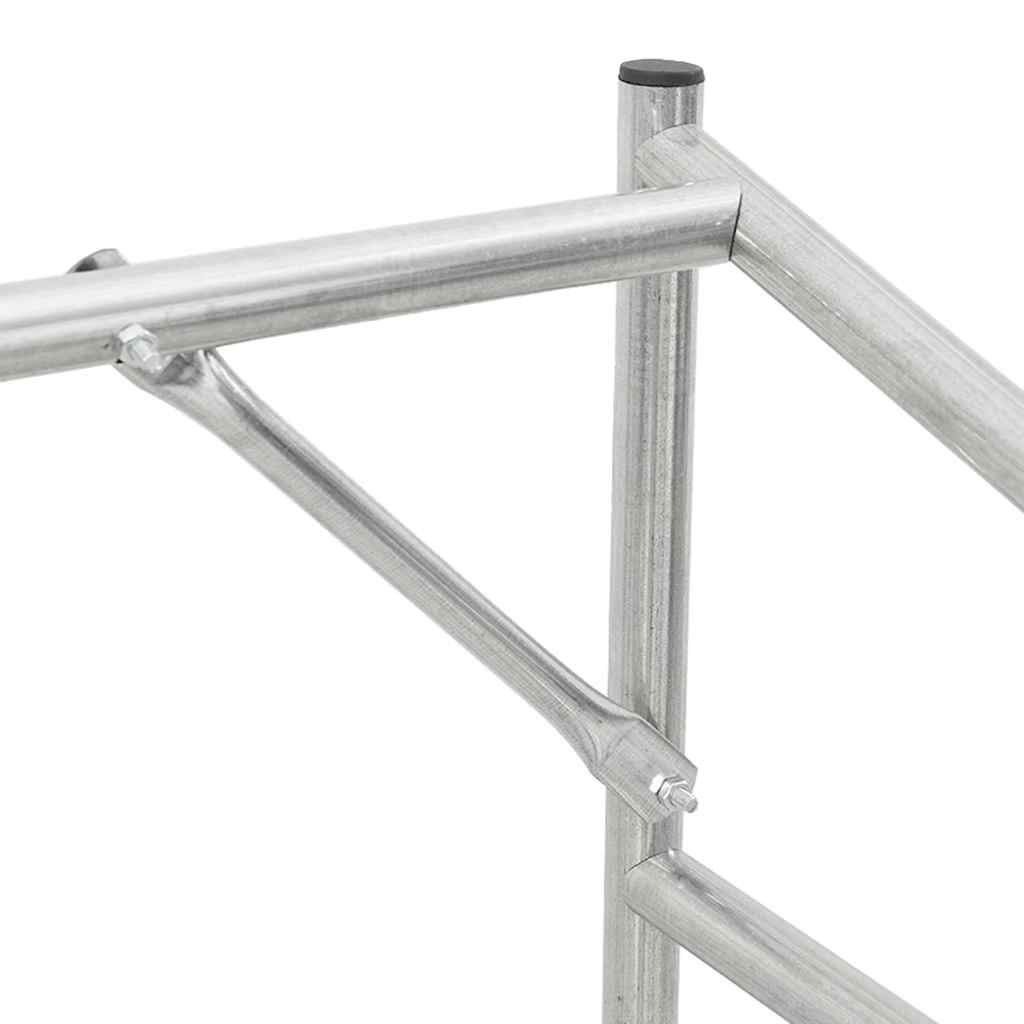 Firewood Rack with Rain Cover 100.5x80.5x110.5 cm Galvanised Steel