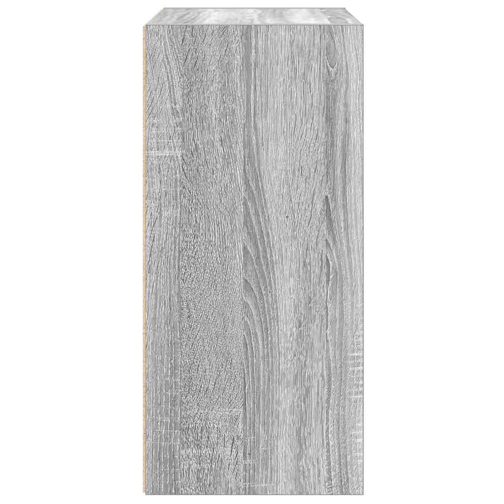 Bookcase Grey Sonoma 31x24x52 cm Engineered Wood