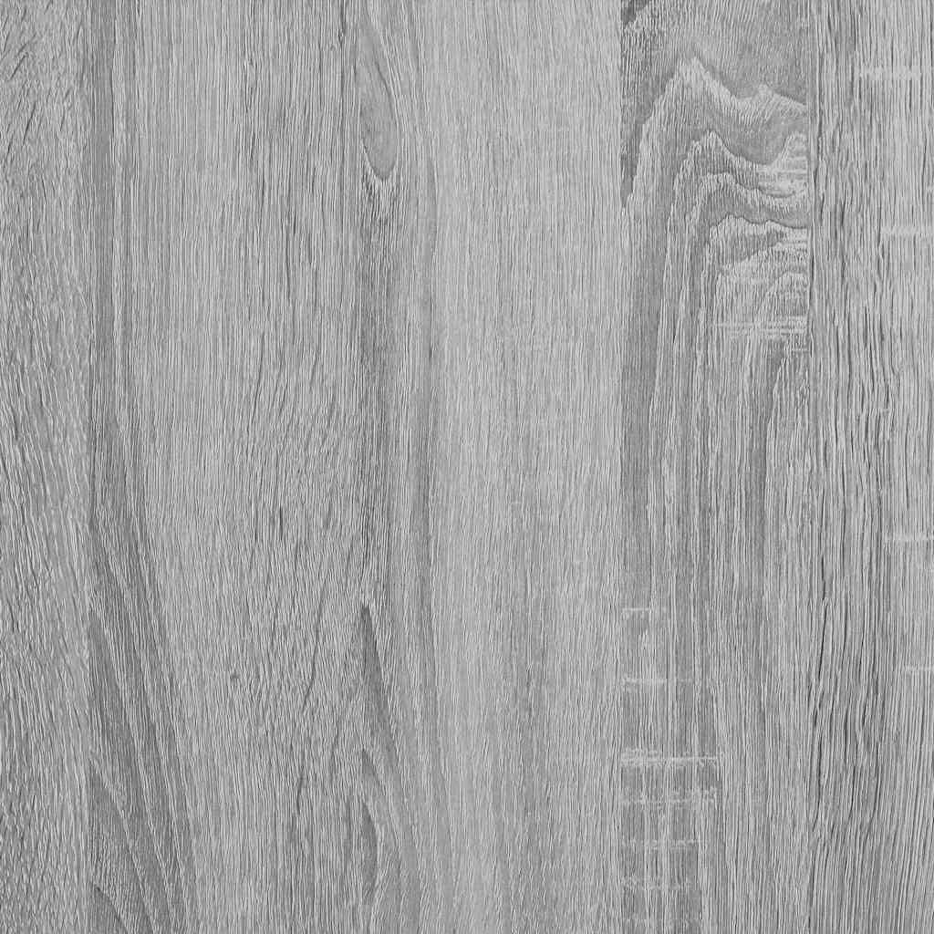Bookcase Grey Sonoma 89x24x101.5 cm Engineered Wood