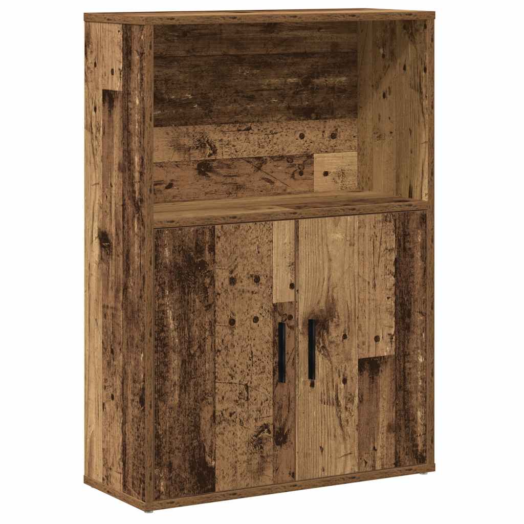 Bookcase Old Wood 60x24x85 cm Engineered Wood