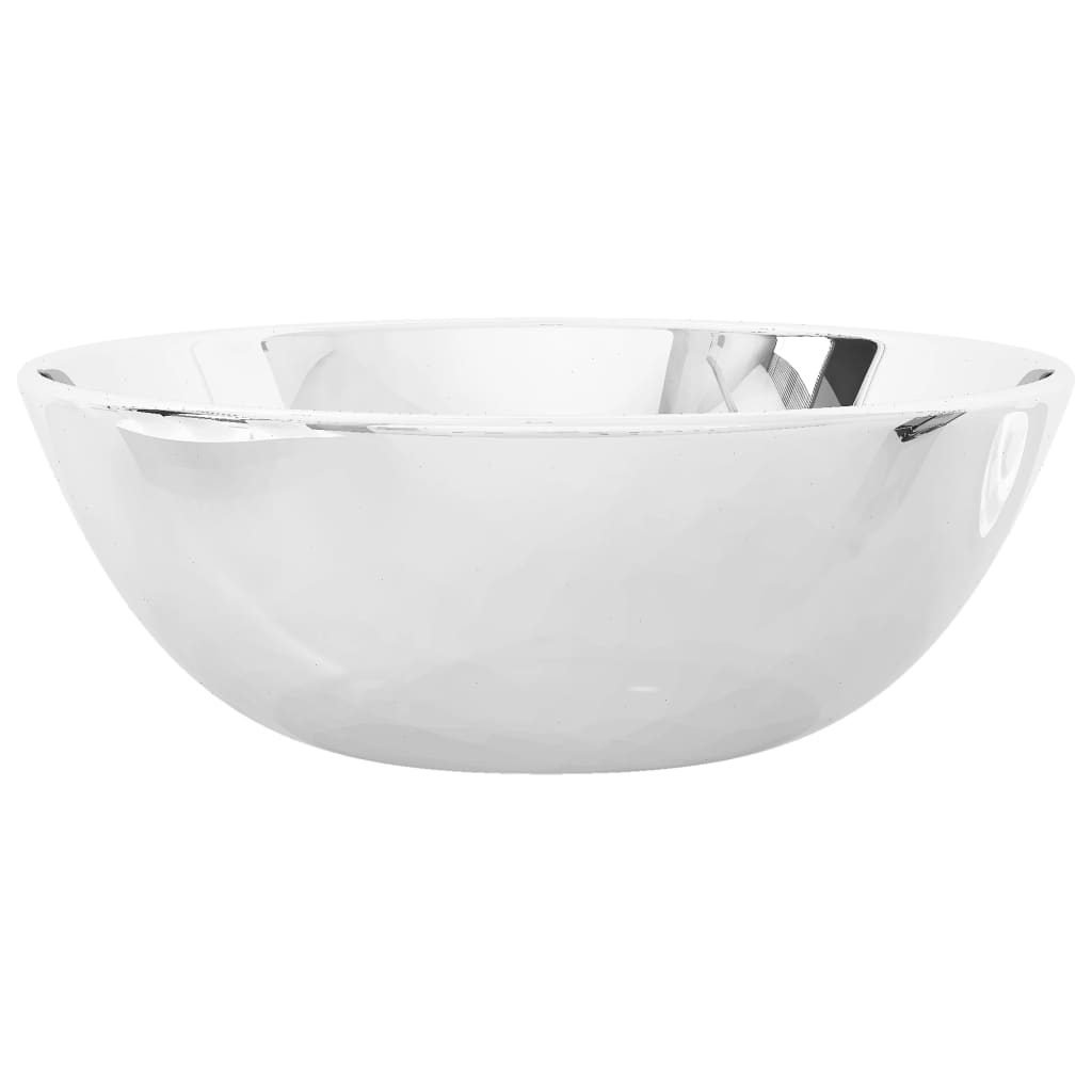 Wash Basin 28x10 cm Ceramic Silver
