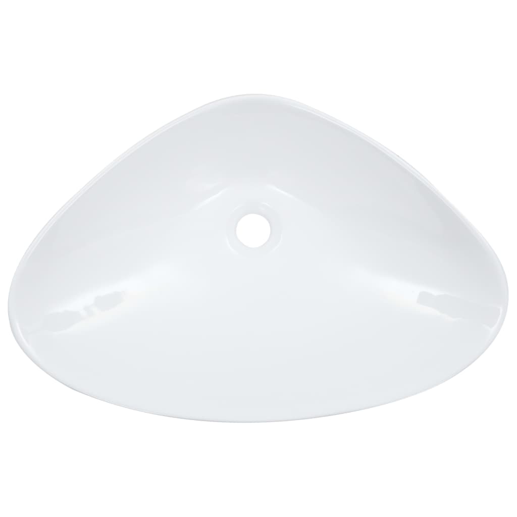 Wash Basin 58.5x39x14 cm Ceramic White