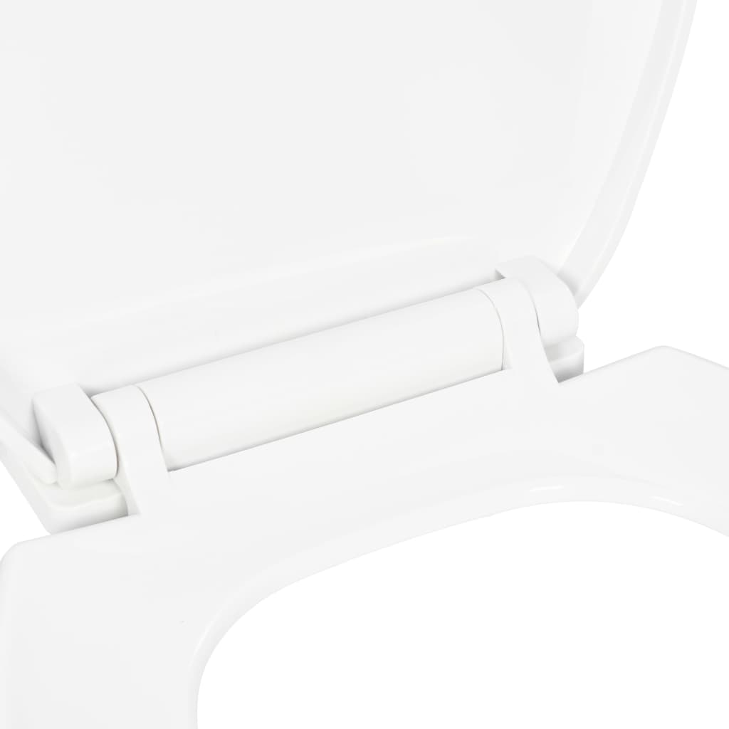 Soft-close Toilet Seat with Quick-release Design White