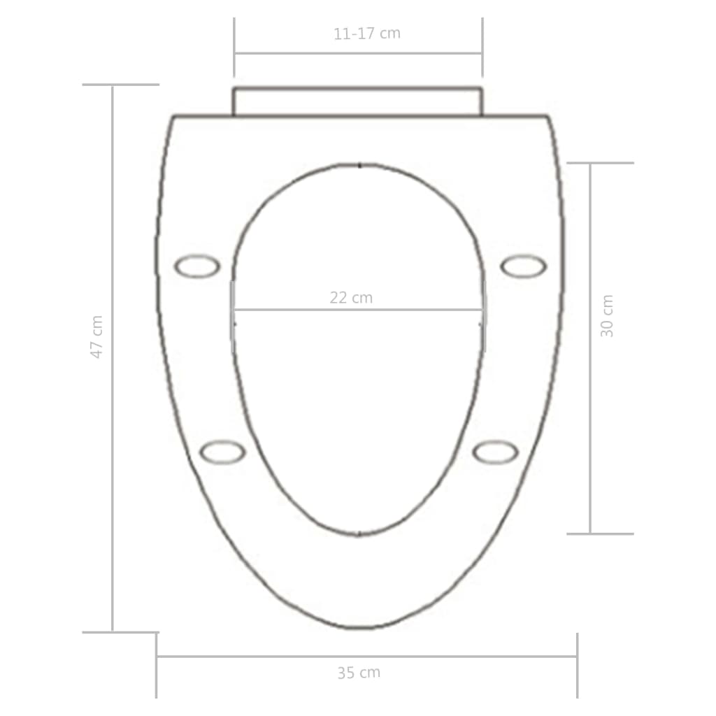 Soft-close Toilet Seat with Quick-release Design White