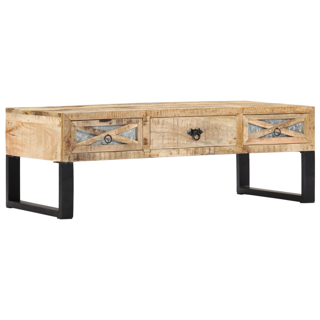 Coffee Table 110x50x38 cm Solid Mango Wood