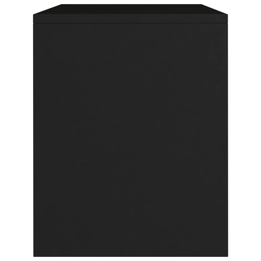 Bedside Cabinet Black 40x30x40 cm Engineered Wood