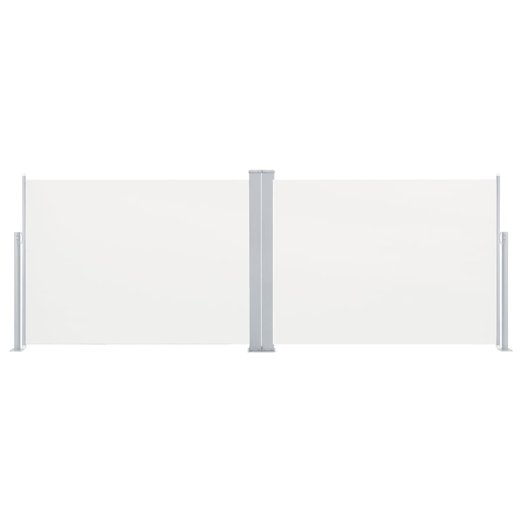 Retractable Side Awning Cream 100x1000 cm