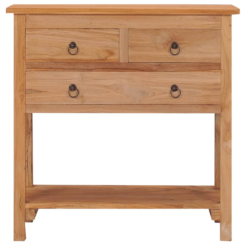 vidaXL Sideboard 78x35x80 cm Solid Teak Wood