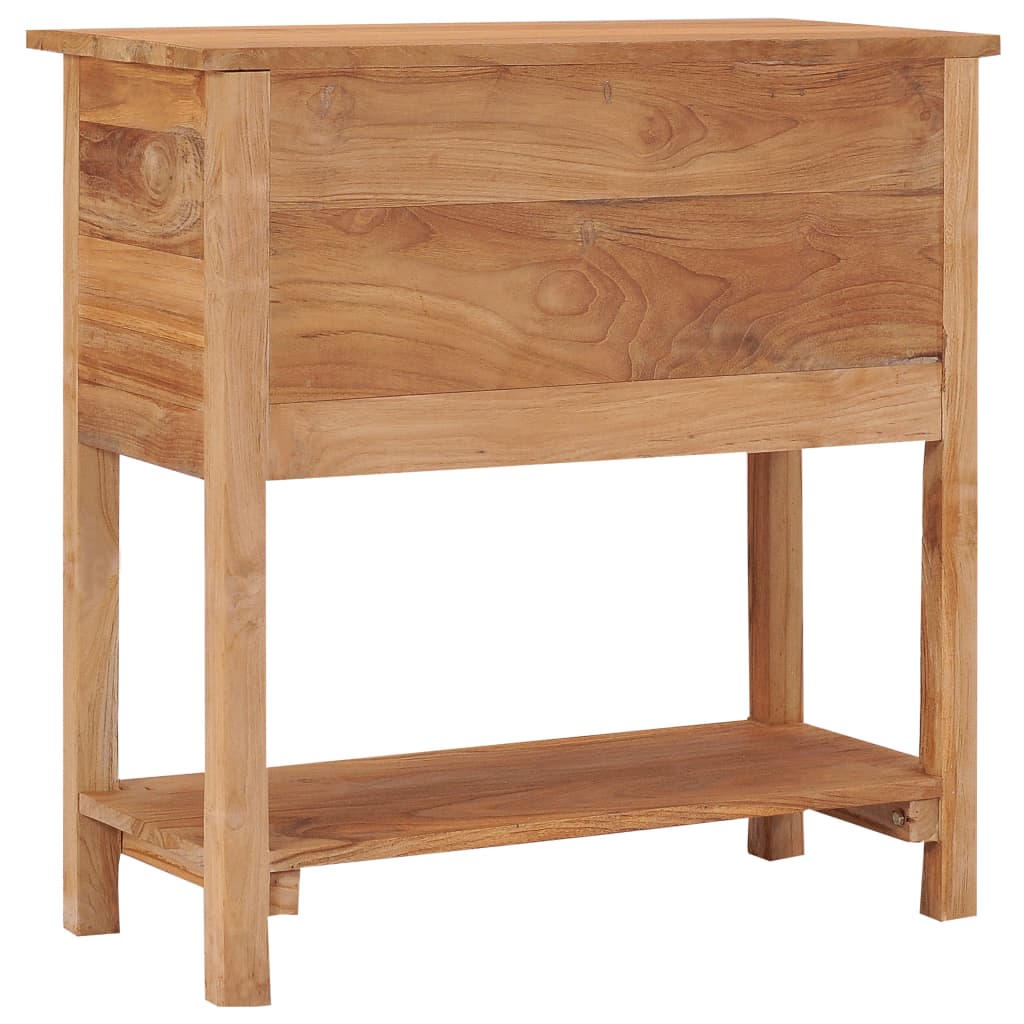 vidaXL Sideboard 78x35x80 cm Solid Teak Wood