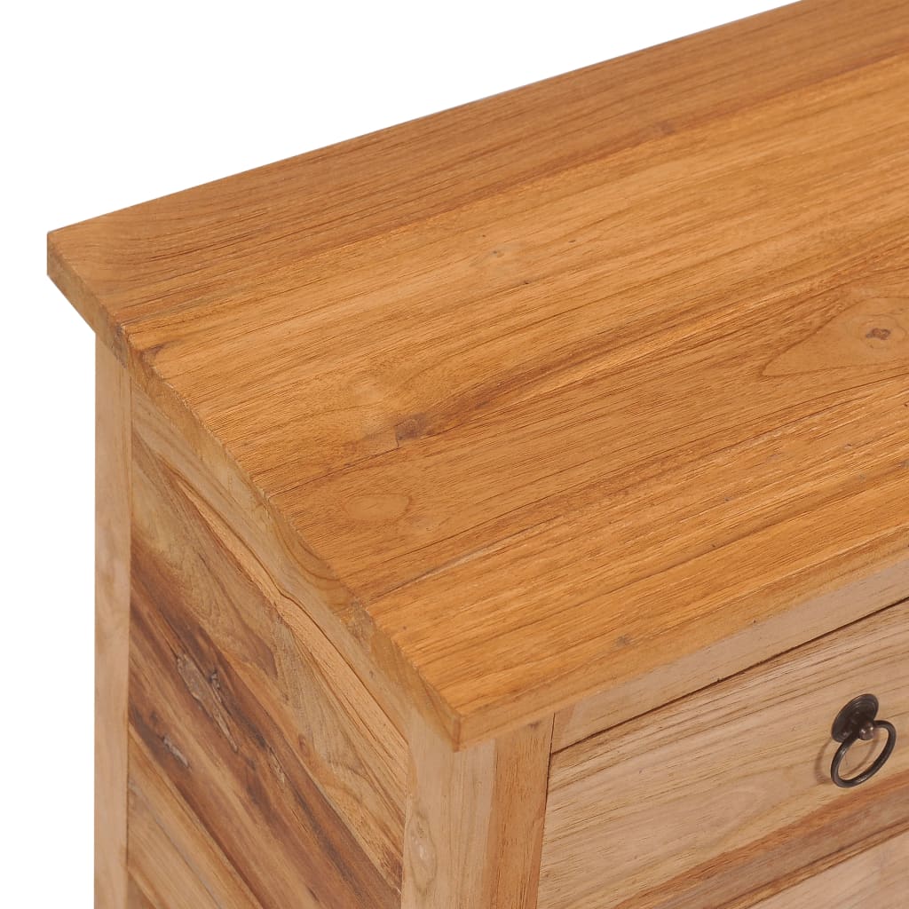vidaXL Sideboard 78x35x80 cm Solid Teak Wood