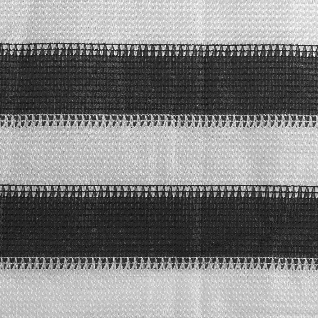 Balcony Screen HDPE 120x500 cm Anthracite and White