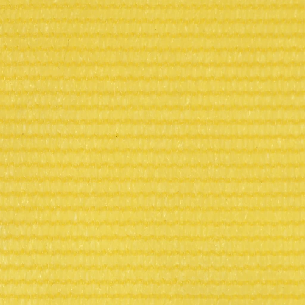Balcony Screen Yellow 75x600 cm HDPE