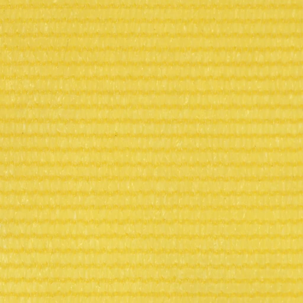 Balcony Screen Yellow 120x600 cm HDPE