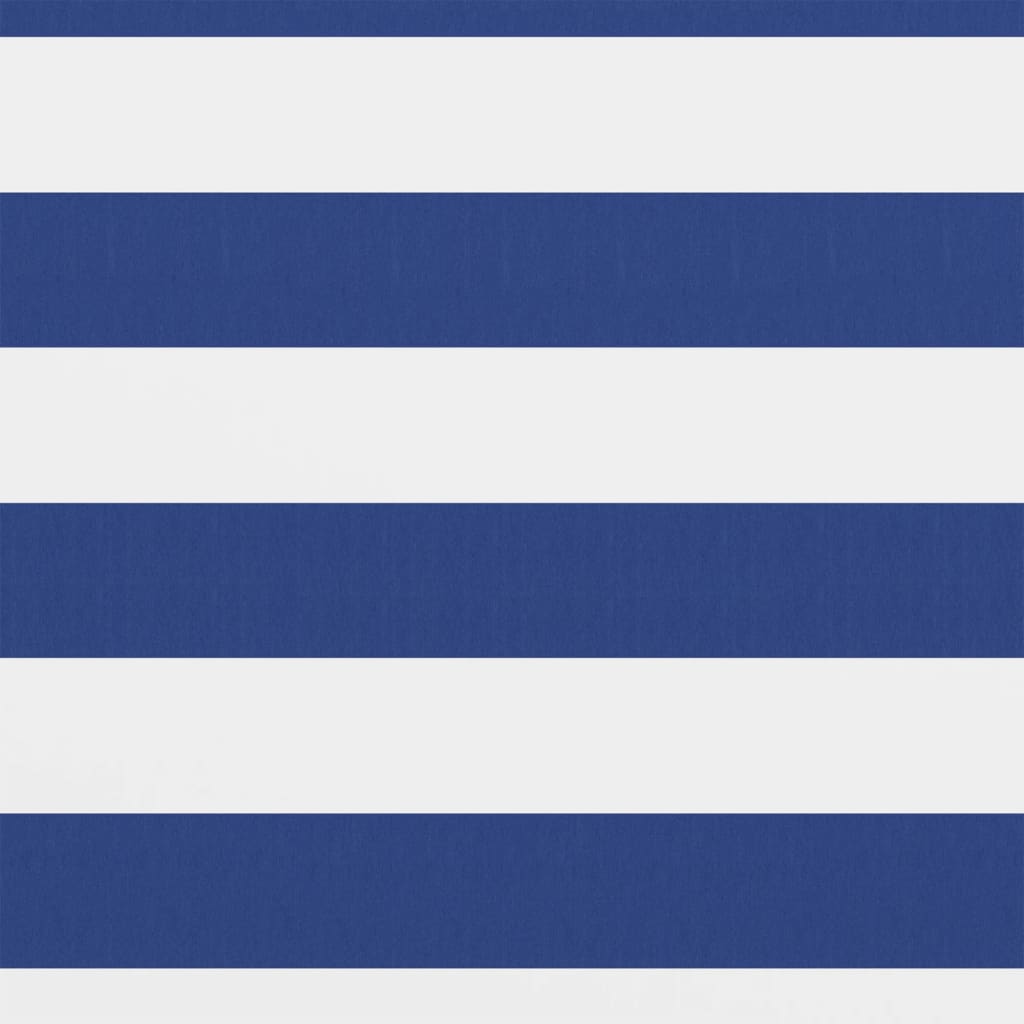 Balcony Screen White and Blue 75x300 cm Oxford Fabric