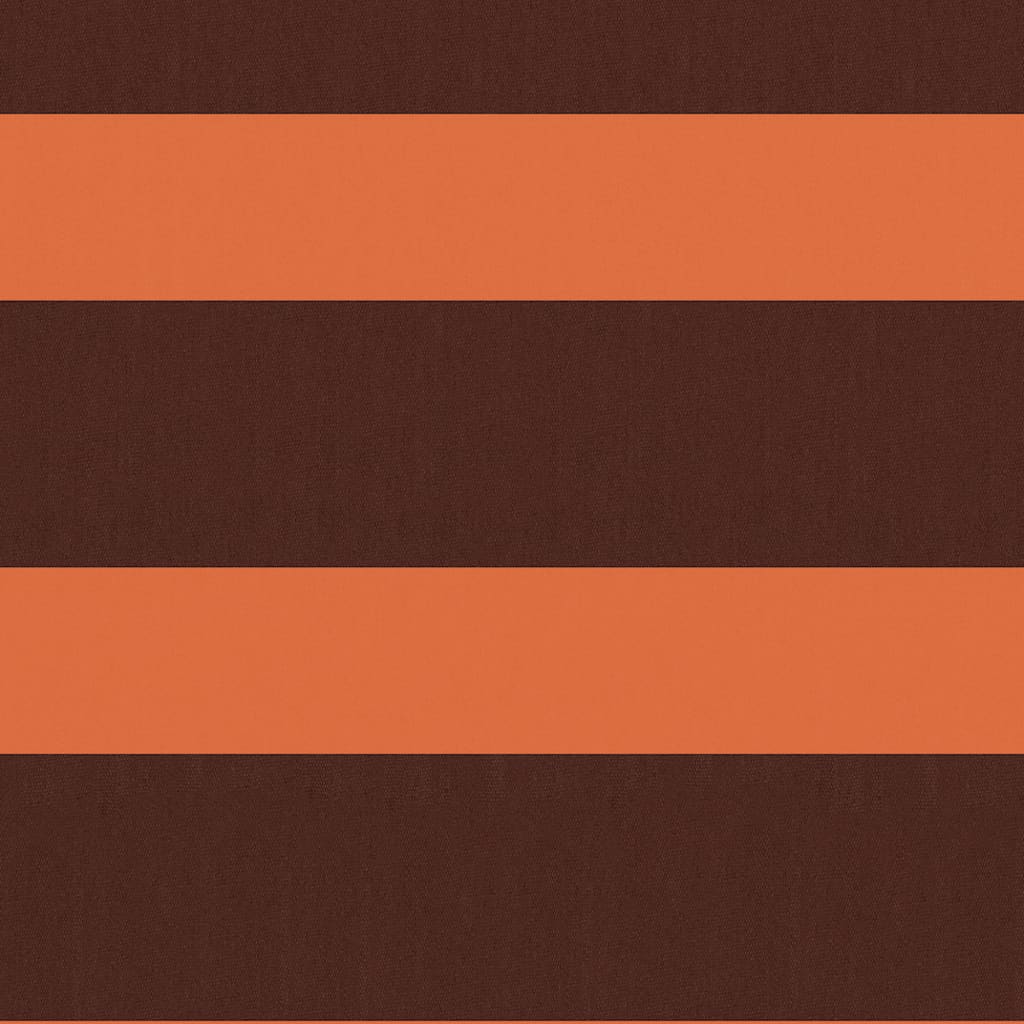 Balcony Screen Orange and Brown 90x600 cm Oxford Fabric